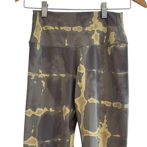 Varley Luna Legging in Golden Tie Dye Mid-Rise Waist Yoga Active Size Small - Picture 3 of 7